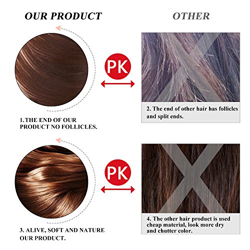 BARSDAR Ponytail Extension 26" Long Straight Wrap Around Hair Piece for Women Synthetic Hair for Daily Use (2# Darkest Brown)